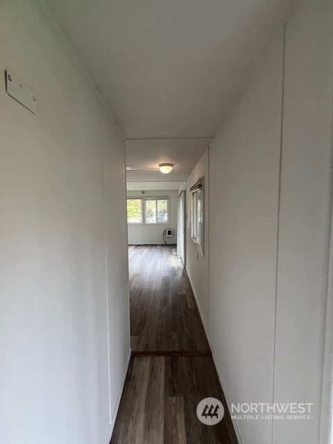 hall featuring hardwood / wood-style floors