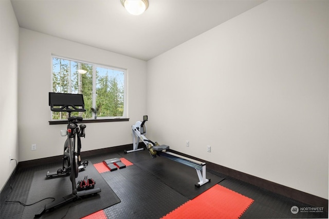 view of workout room