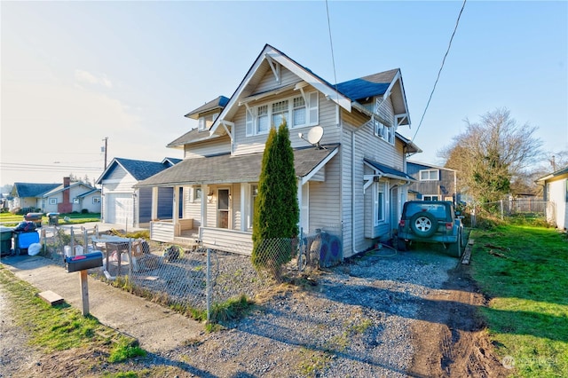 view of front of property