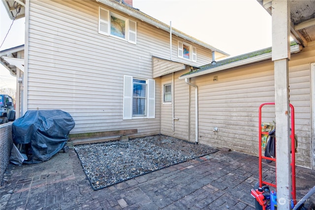 back of house featuring a patio area