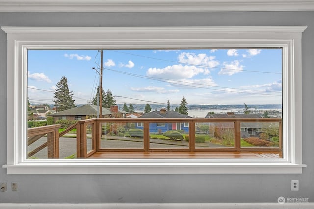 unfurnished sunroom featuring plenty of natural light