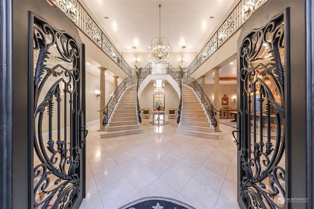 view of community lobby