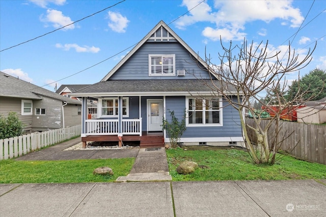 bungalow with a porch