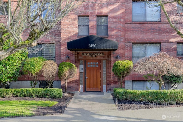 view of property entrance