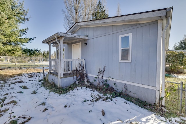 view of front of home