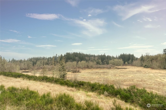 view of nature featuring a rural view