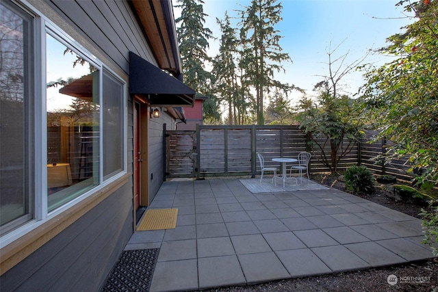 view of patio / terrace