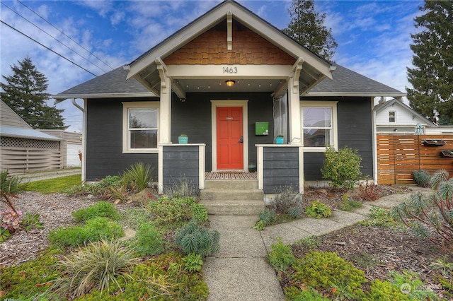 view of front of home