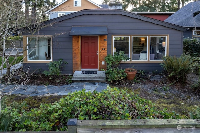 view of bungalow-style house