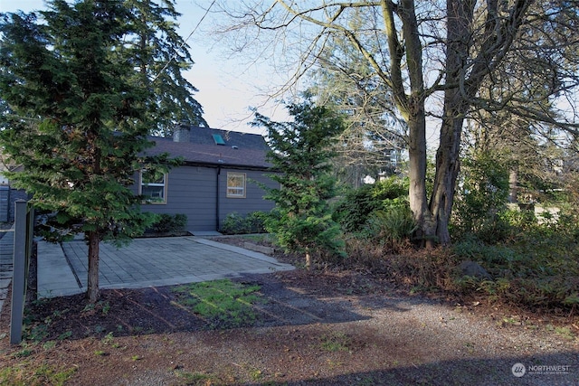 exterior space with a patio area