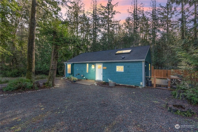 view of ranch-style house