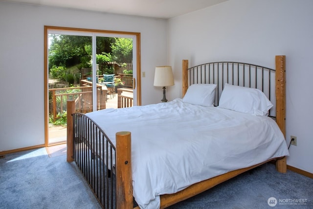 8917 SE Mcbreen Ln, Port Orchard, WA 98367 - bedroom featuring access to outside and carpet floors