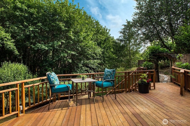 8917 SE Mcbreen Ln, Port Orchard, WA 98367 - view of deck