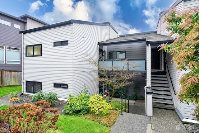 view of home's exterior featuring a patio