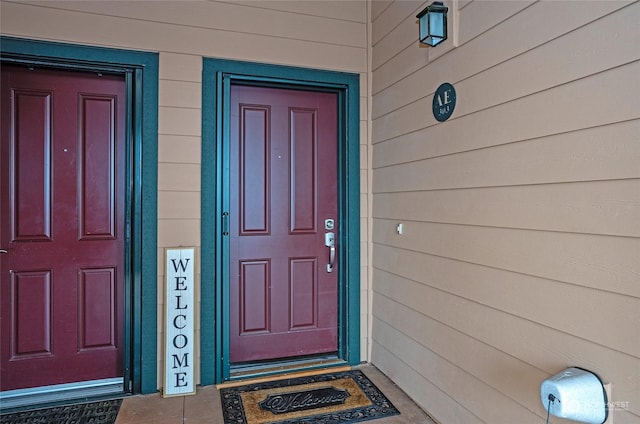 view of entrance to property