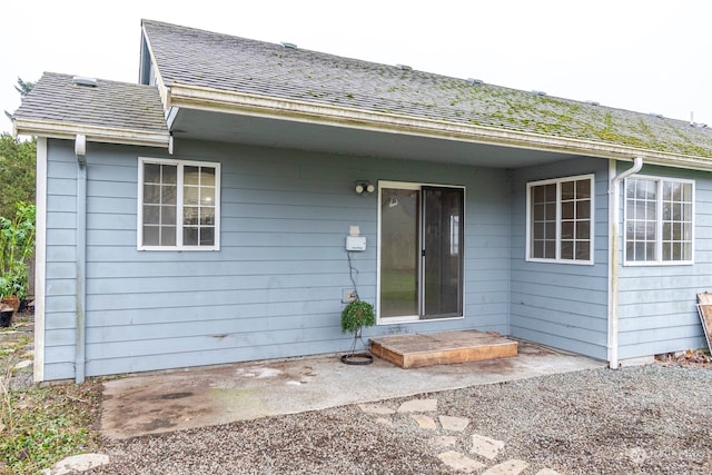 view of rear view of property