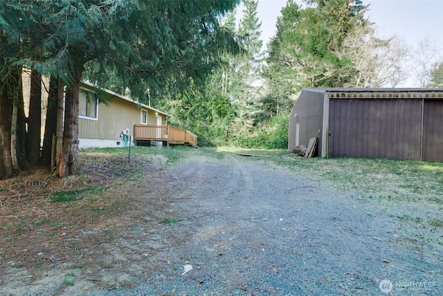 exterior space with driveway