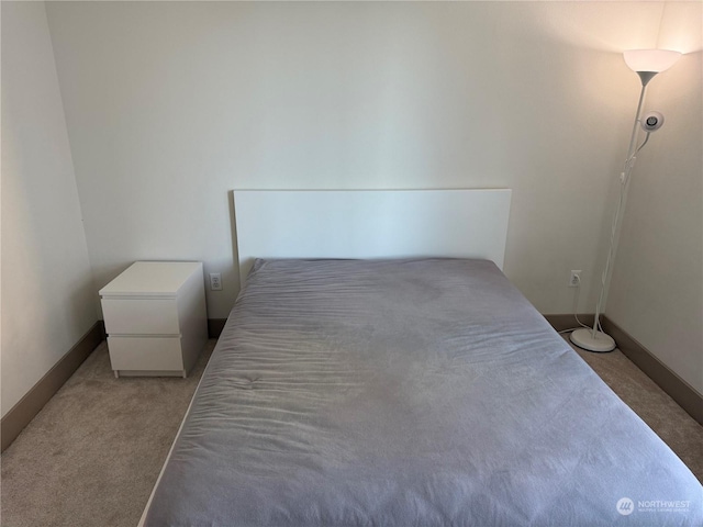 bedroom with carpet flooring