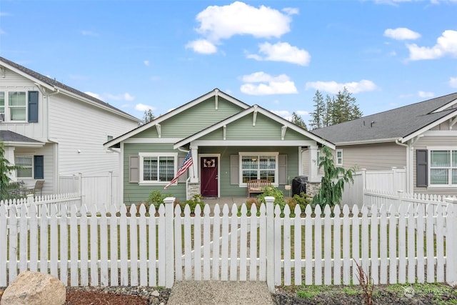 view of front of house featuring a porch