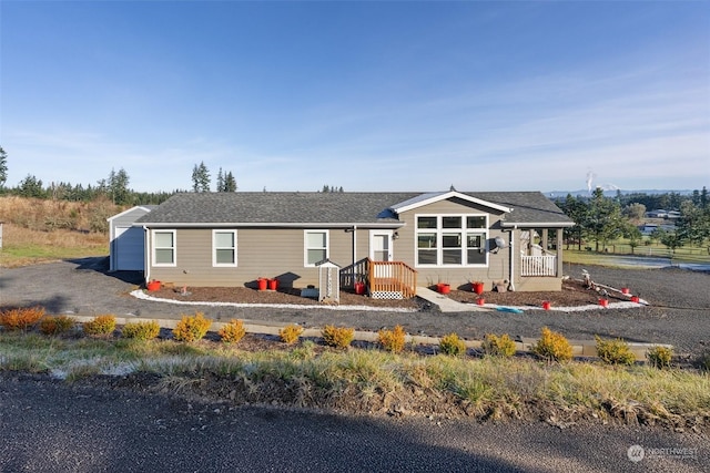 view of ranch-style home