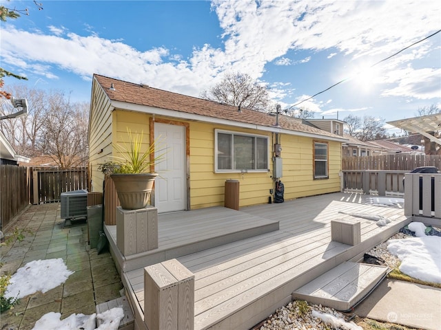 exterior space with central AC unit