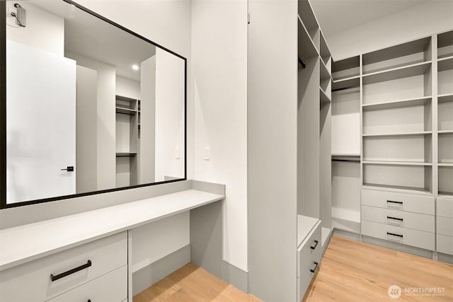 5414 Lasiandra Dr, Blaine, WA 98230 - walk in closet featuring light wood finished floors