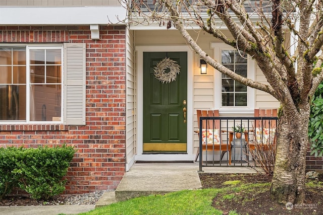 view of entrance to property