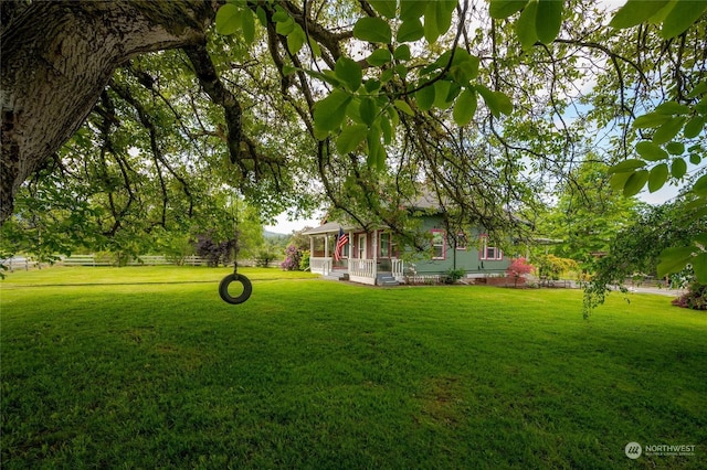 view of yard