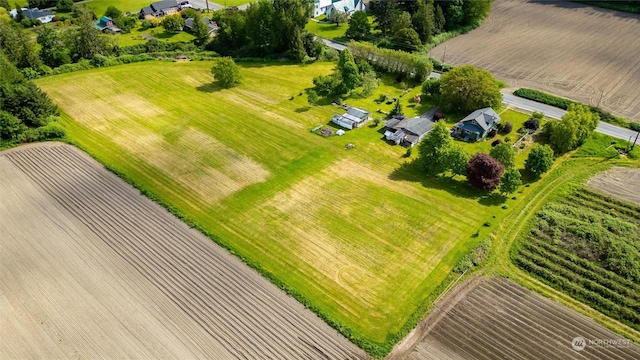 drone / aerial view featuring a rural view