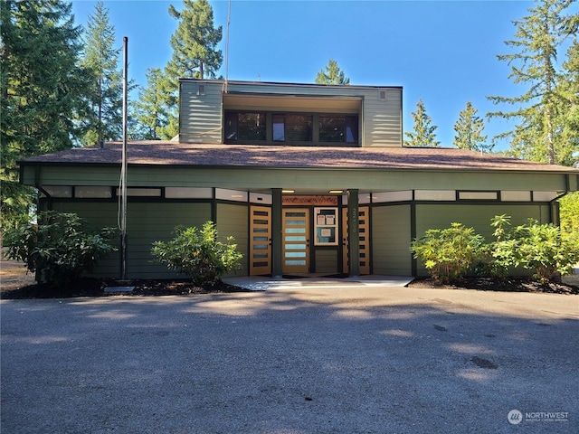 view of front of home