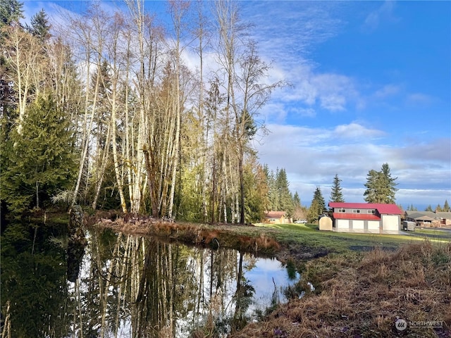 view of water feature