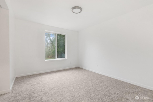 spare room with carpet flooring