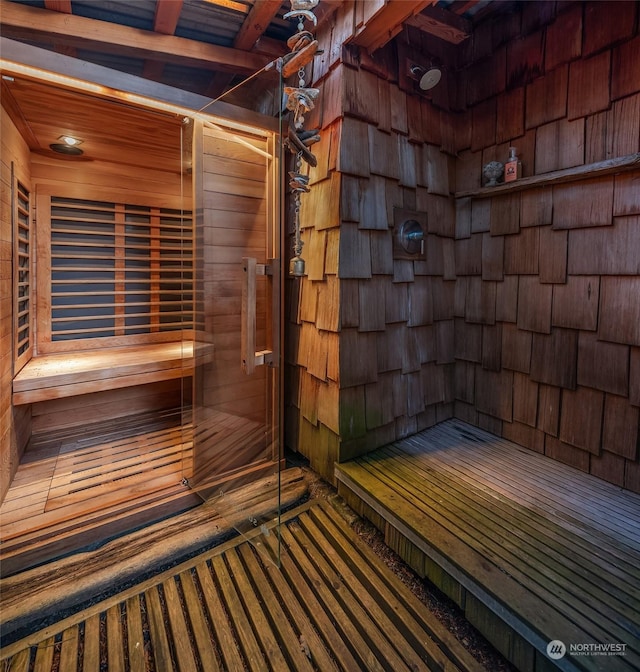 view of sauna / steam room