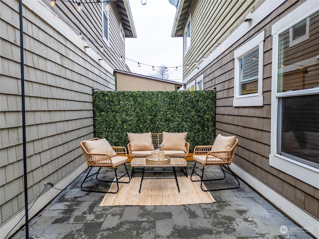 view of patio / terrace with outdoor lounge area