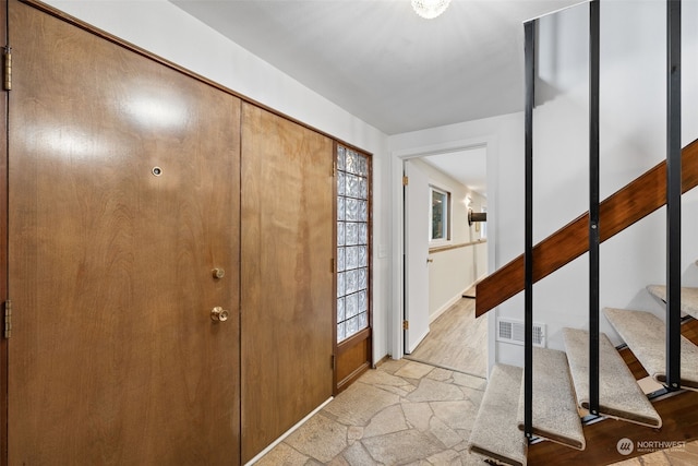 entrance foyer with a healthy amount of sunlight