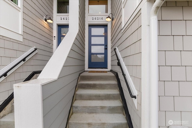 view of stairs