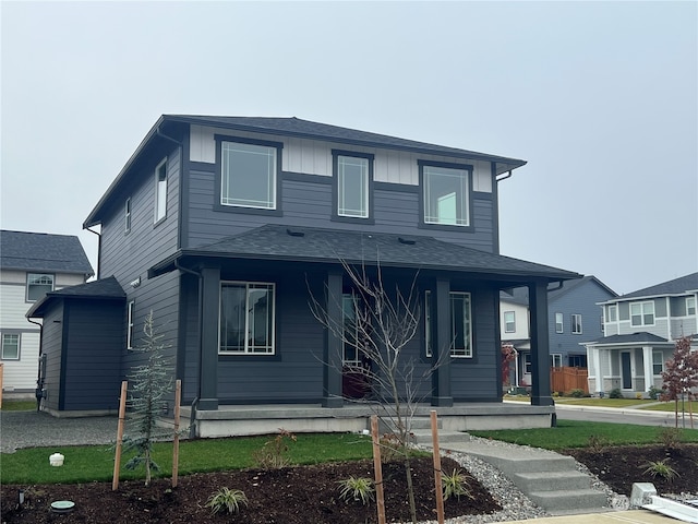 view of front of house with a porch