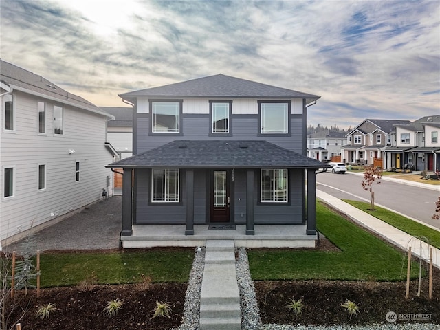 view of front of home featuring a porch