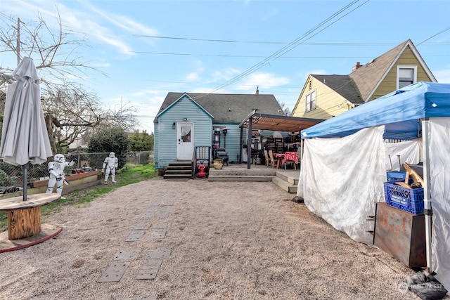 view of rear view of house