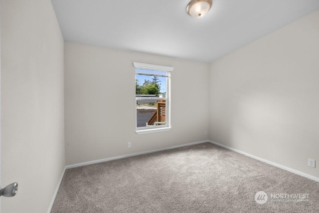 empty room with carpet floors