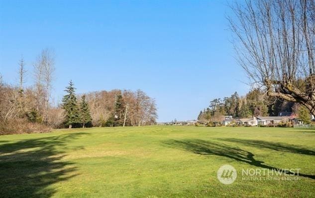 view of community with a lawn