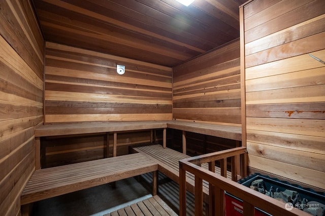 view of sauna / steam room