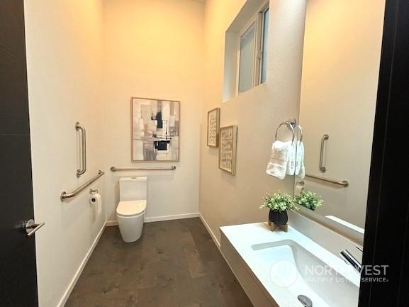 bathroom with toilet