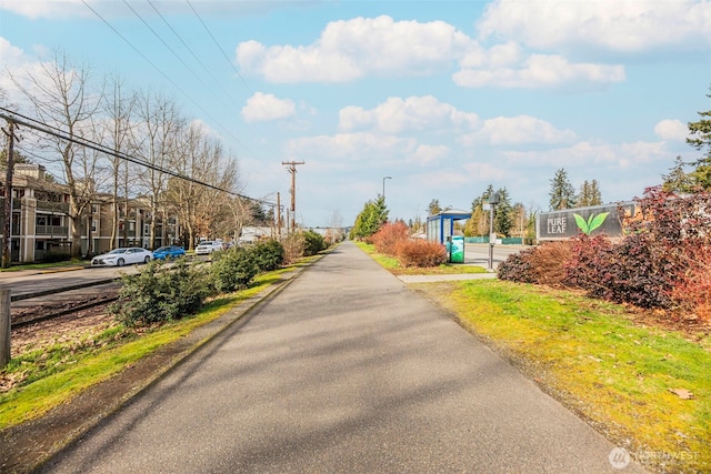 view of street with street lights