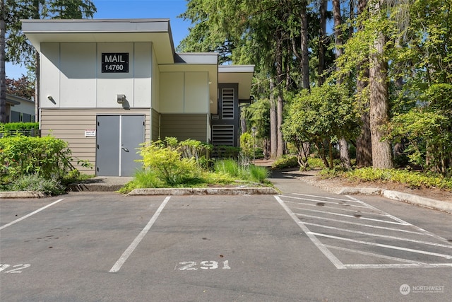 view of vehicle parking