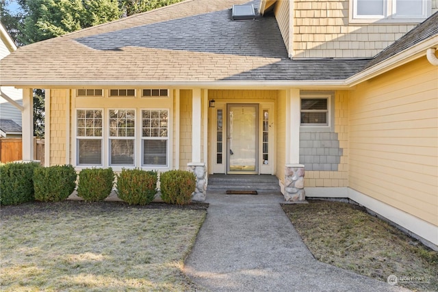 view of property entrance