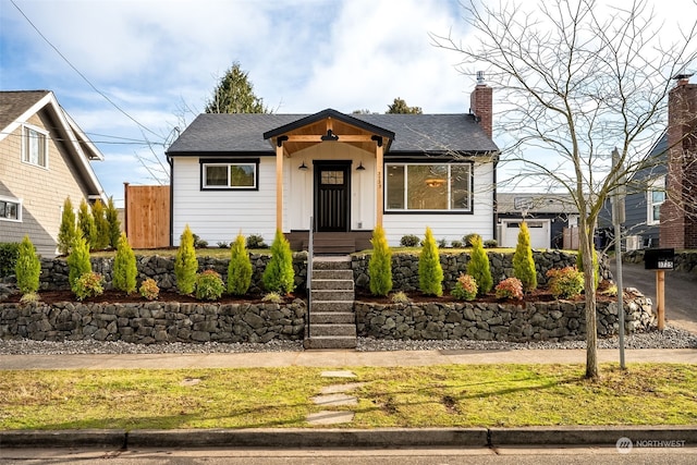 view of bungalow-style house