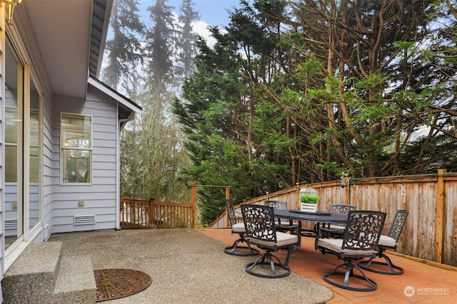 view of patio / terrace