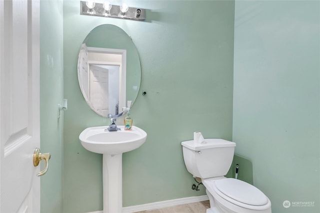 bathroom with toilet