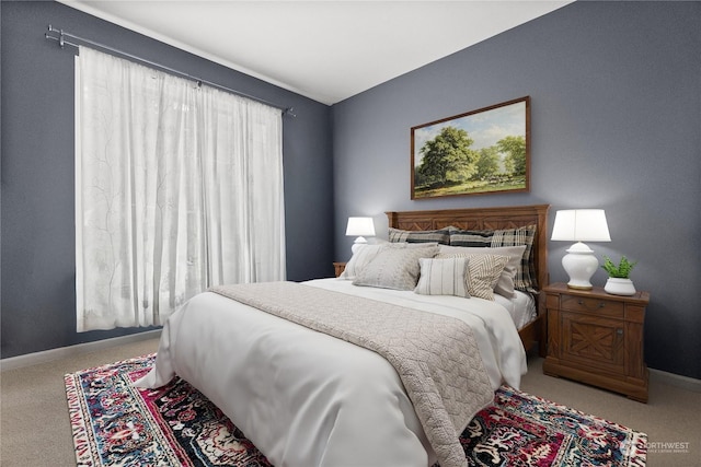 bedroom featuring carpet floors